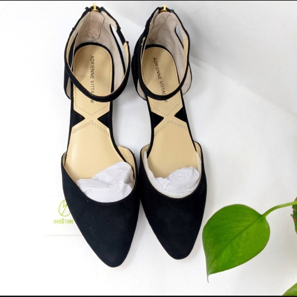 Adrienne Vittadini women's Soto Ankle-Strap Flats